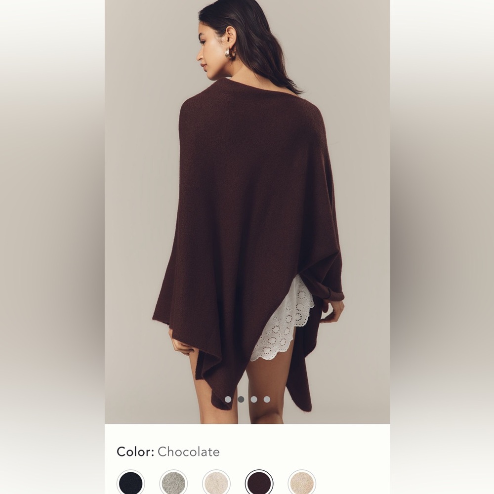 Anthropologie poncho.  Brand new